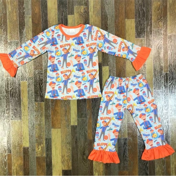 Little girls 2 piece pajama set (Blippi) - Picture 1 of 1